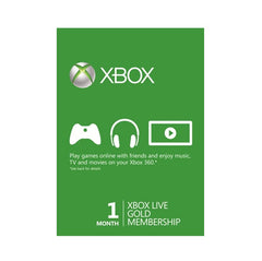 1 Months Xbox Live Gold Membership Card (Xbox One/360) - All Regions