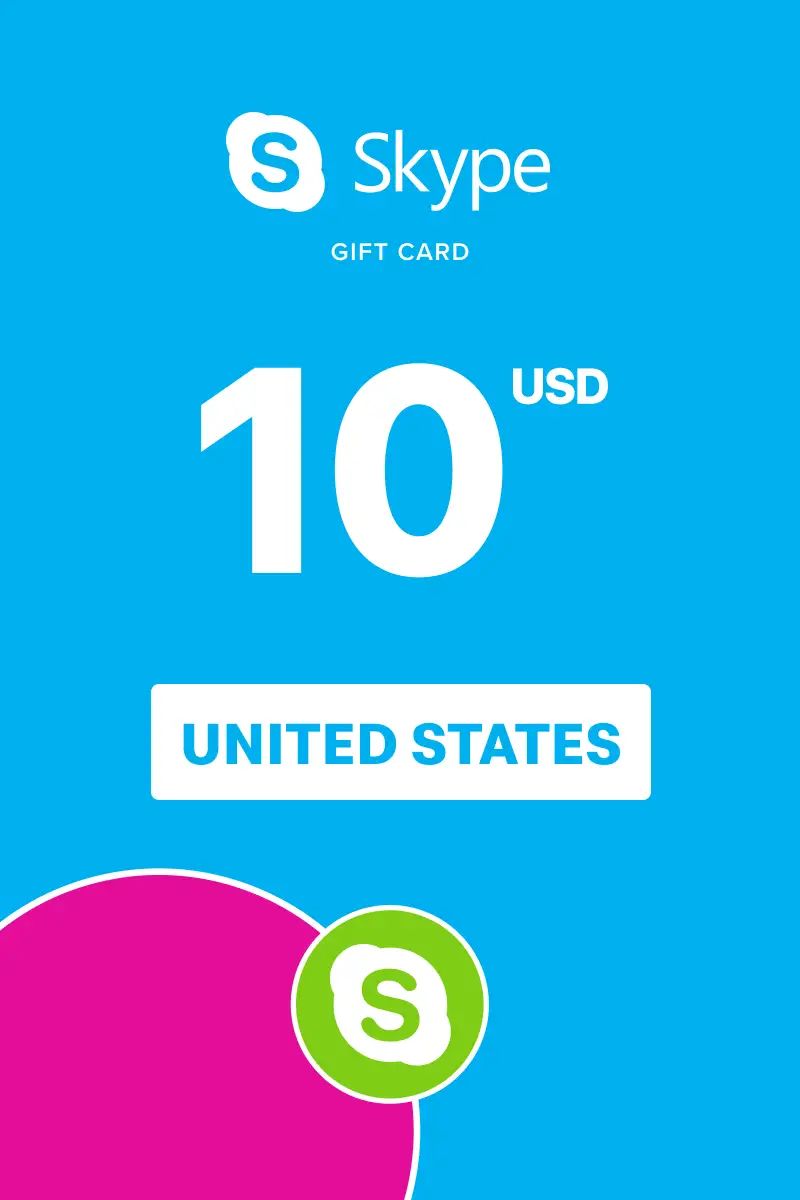 $10 Skype Prepaid Credit Gift Card [Online Code]