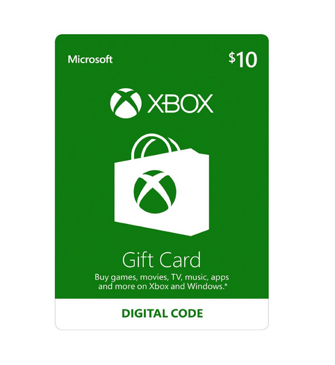 $10 Xbox Live Gift Card [Online Digital Code]