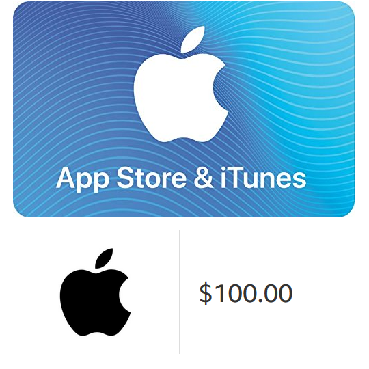 $100 App Store & iTunes Gift Cards - [US Region Instant Digital Code] Email Delivery