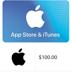 $100 App Store & iTunes Gift Cards - [US Region Instant Digital Code] Email Delivery