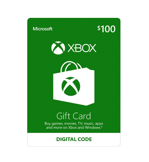 $100 Xbox Live Gift Card [Online Digital Code]