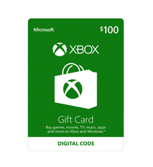 $100 Xbox Live Gift Card [Online Digital Code]