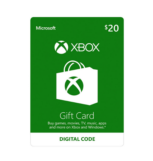 $20 Xbox Live Gift Card [Online Digital Code]