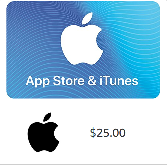 $25 App Store & iTunes Gift Cards - [US Region Instant Digital Code] Email Delivery