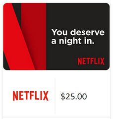 $25 Netflix Gift Card [Digital Code]