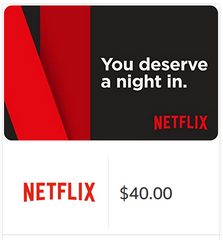 $40 Netflix Gift Card [Digital Code]