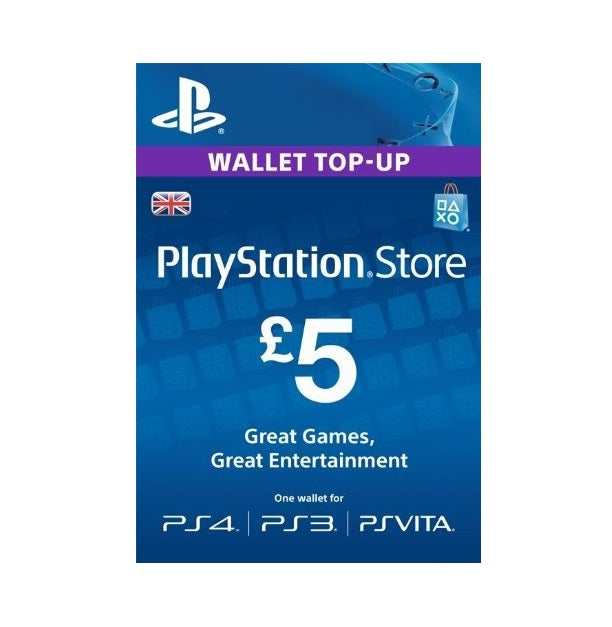 £5 PlayStation Store PSN Gift Card - PS3/ PS4/ PS Vita [UK Region Instant Digital Code]