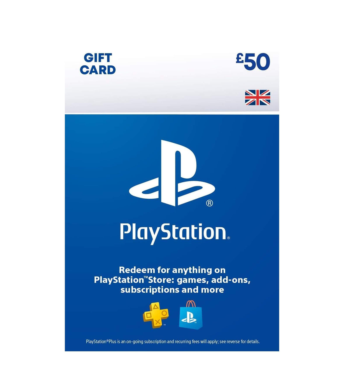 £50 PlayStation Store PSN Gift Card - PS3/ PS4/ PS Vita [UK Region Instant Digital Code]