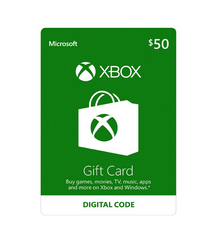 $50 Xbox Live Gift Card [Online Digital Code]