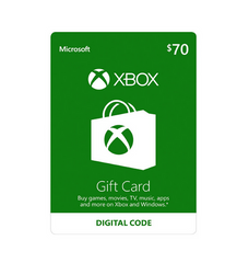 $70 Xbox Live Gift Card [Online Digital Code]