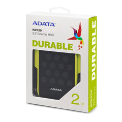 ADATA HD720 2TB USB 3.2 IP68 Waterproof & Shockproof External Hard Drive