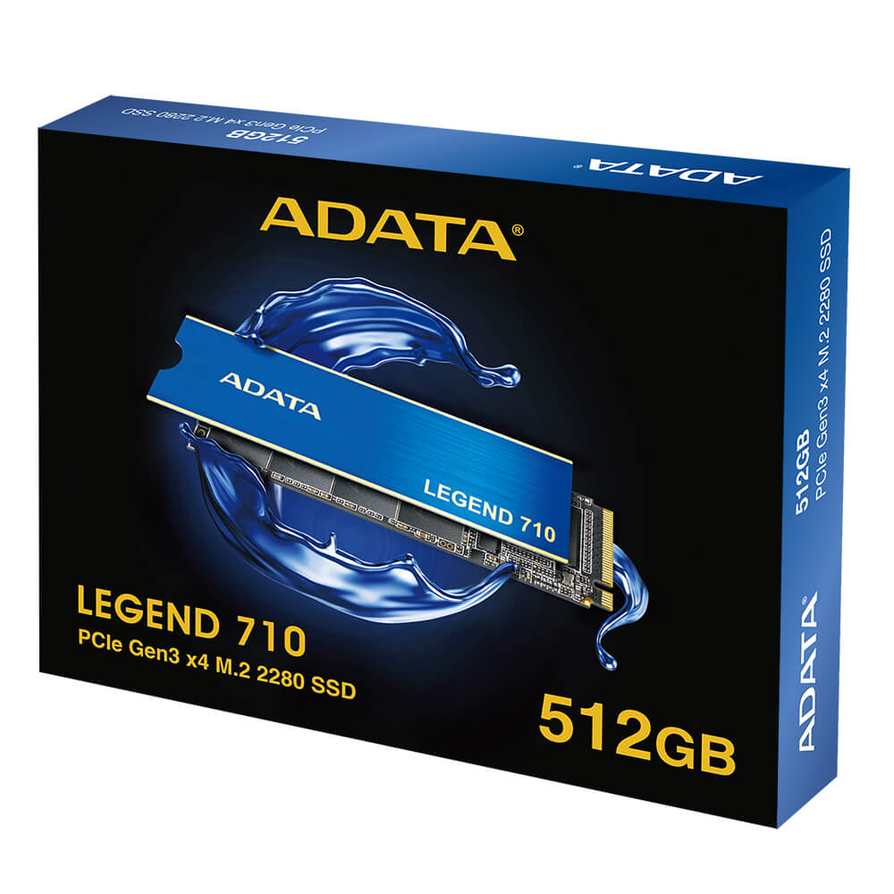 ADATA LEGEND 710 512GB PCIe Gen3 x4 M.2 2280 NVMe Solid State Drive