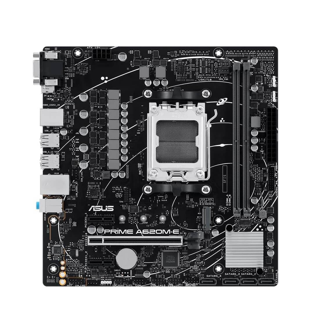 ASUS PRIME A620M-E DDR5 AM5 AMD A620 micro-ATX Motherboard