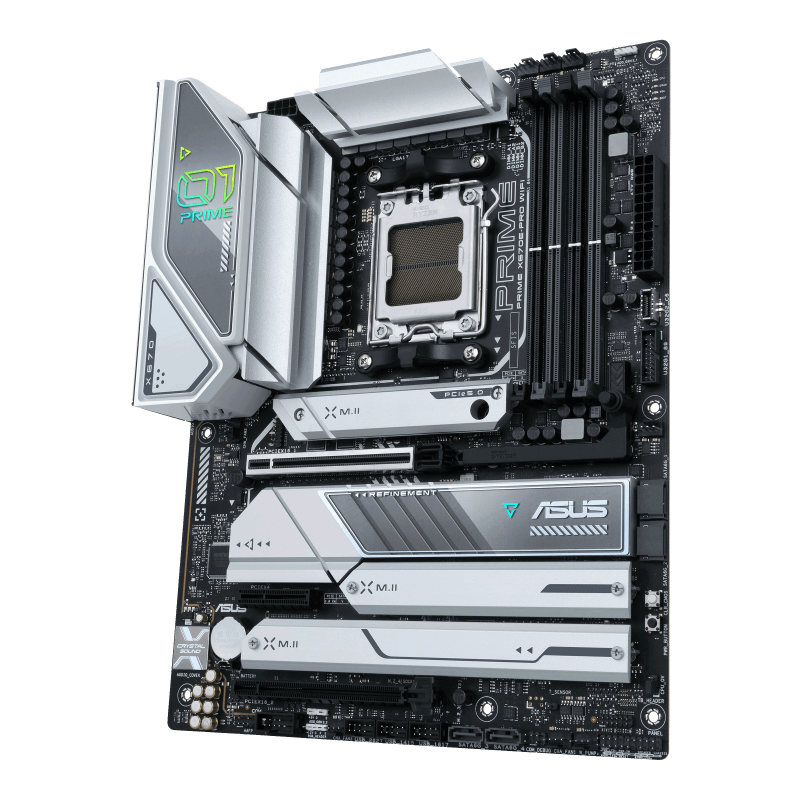 ASUS PRIME X670E-PRO WiFi CSM DDR5 AMD X670E (Ryzen AM5) ATX Motherboard with PCIe® 5.0