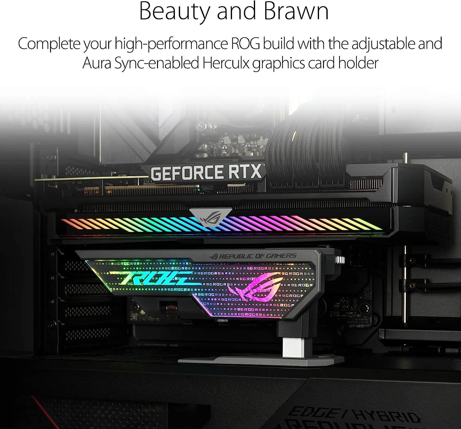 ASUS ROG Herculx Graphics Card Anti-Sag Holder Bracket