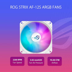 ASUS ROG Strix LC III 360 ARGB 360mm AIO CPU Liquid Cooler with 360° rotatable Water Block - White