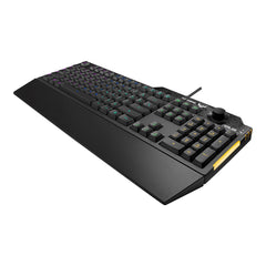 ASUS TUF Gaming K1 RGB Membrane Keyboard with Dedicated Volume Knob