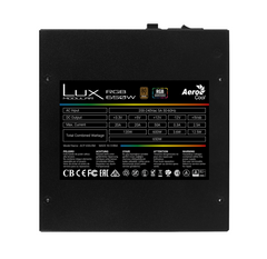 Aerocool LUX ARGB 650M 80+ Bronze Semi-Modular Power Supply