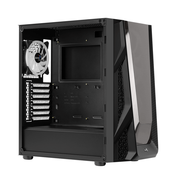 Aerocool NightHawk Duo Tempered Glass Edition ARGB Mid Tower Computer Case