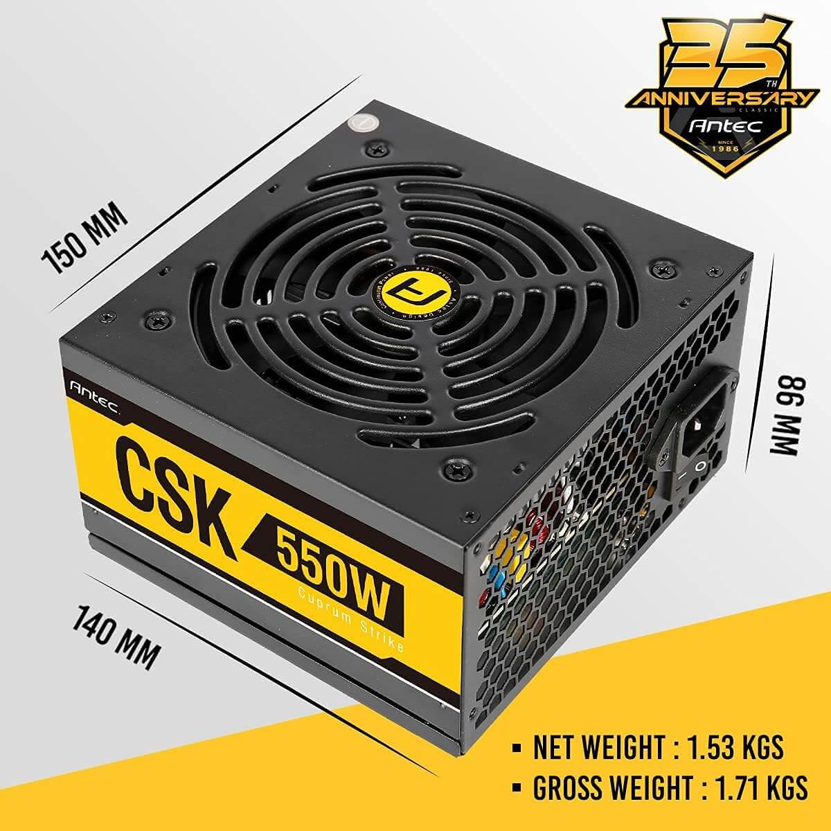 Antec CSK 550W 80+ Bronze Certified Power Supply