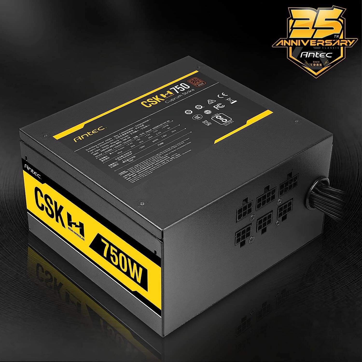 Antec CSK 750H 80+ Bronze Certified 750W Semi Modular Power Supply