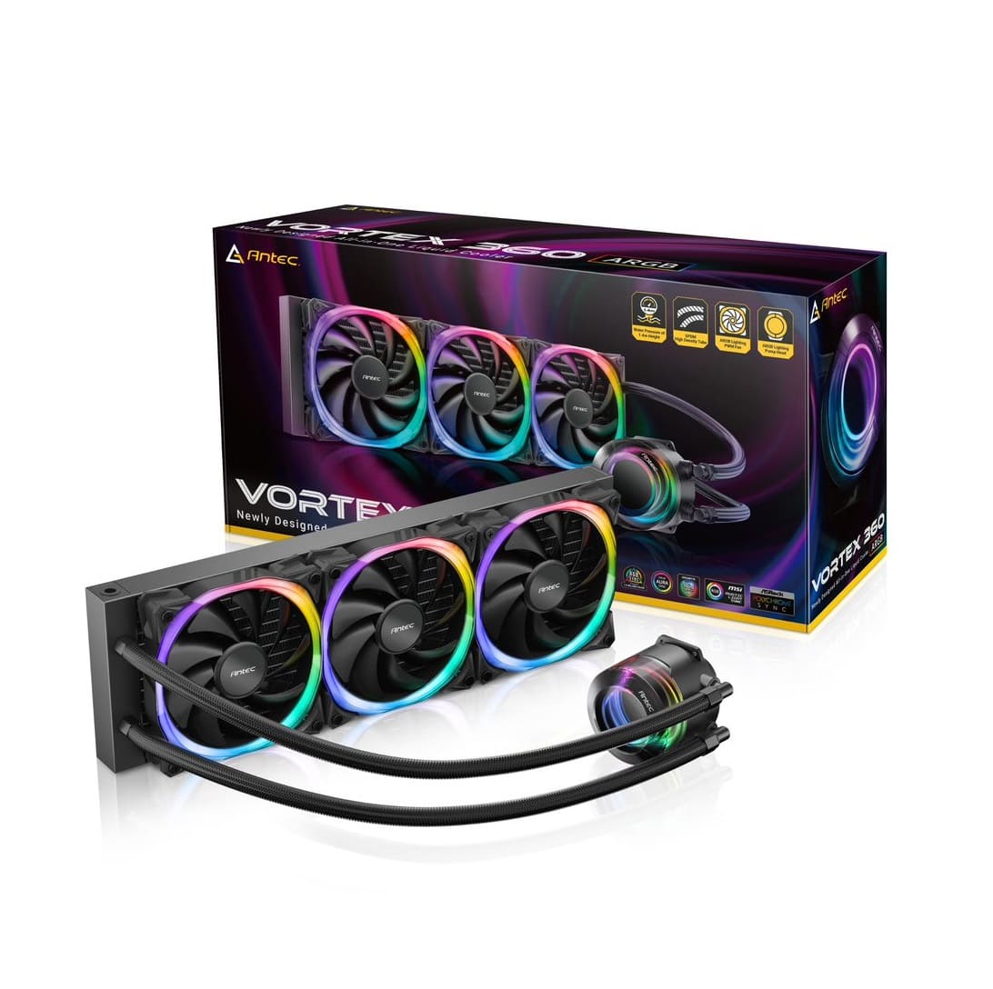 Antec Vortex 360 AIO ARGB 360mm CPU Liquid Cooler