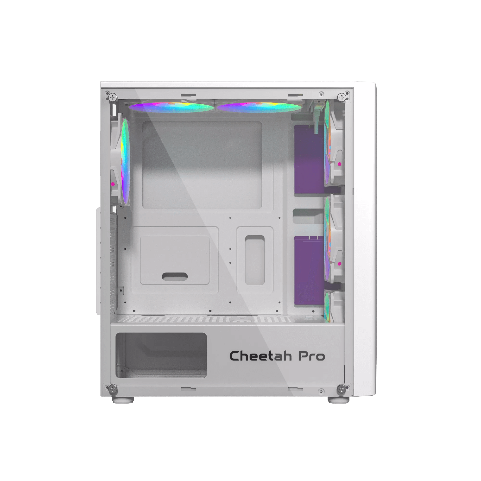 Boost Cheetah Pro RGB ATX Mid-Tower Computer Case with 3 RGB Fans Included