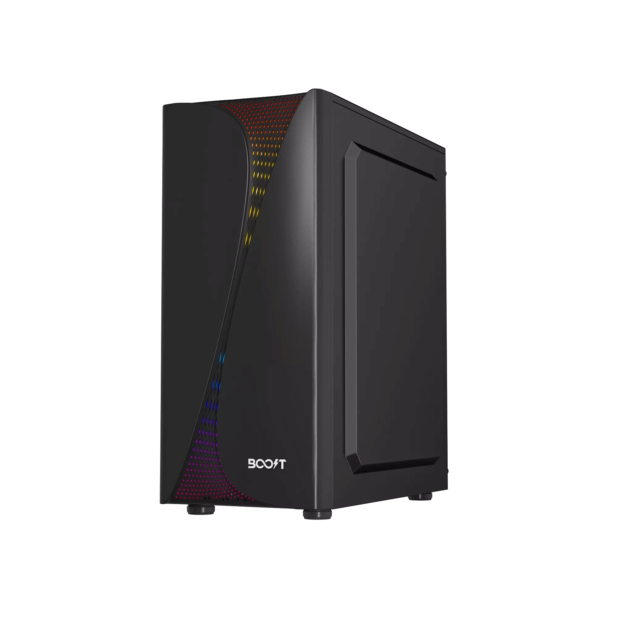 Boost Cheetah Pro RGB ATX Mid-Tower Computer Case with 3 RGB Fans Included