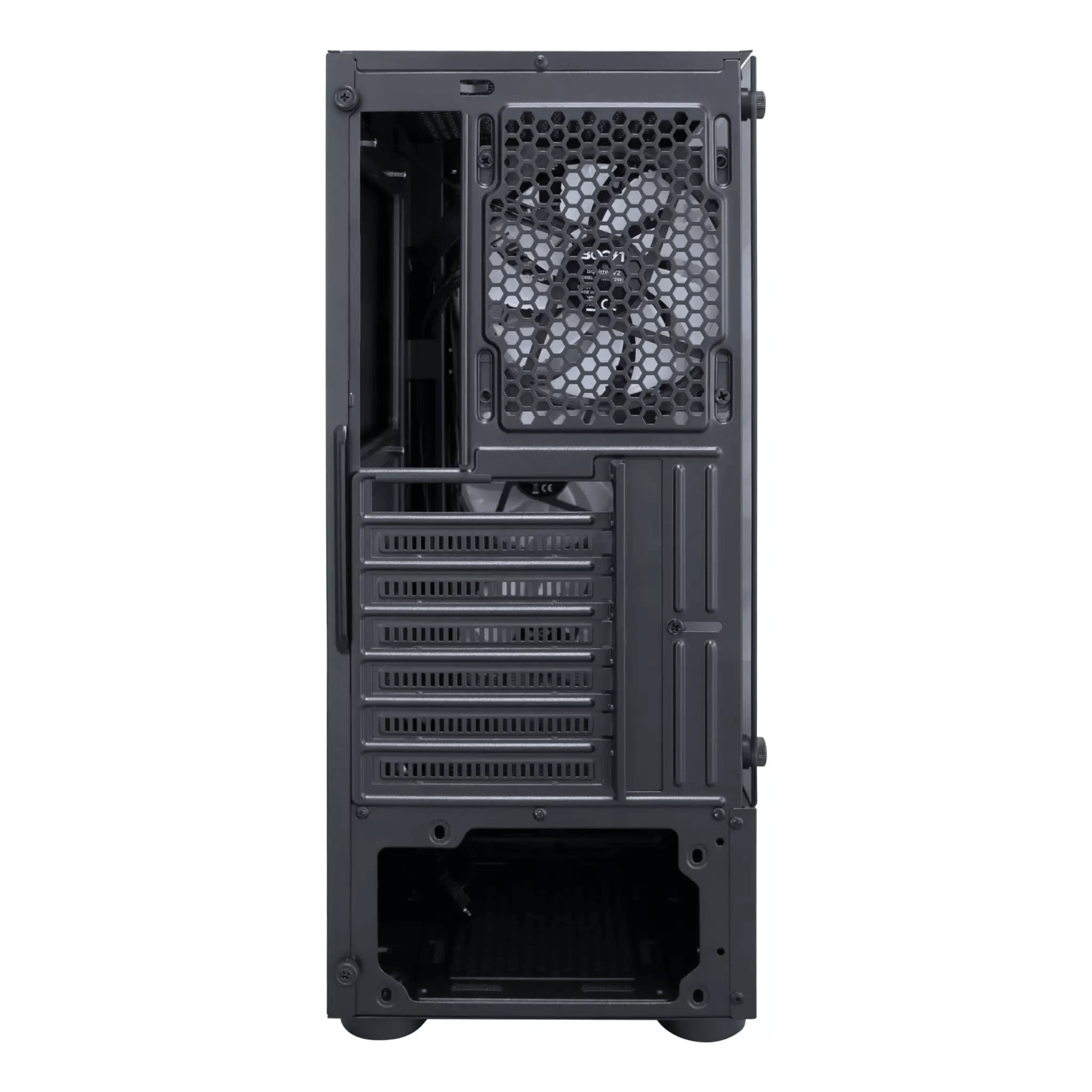 Boost Fox RGB ATX Mid-Tower Computer Case with 4 RGB Fans Included