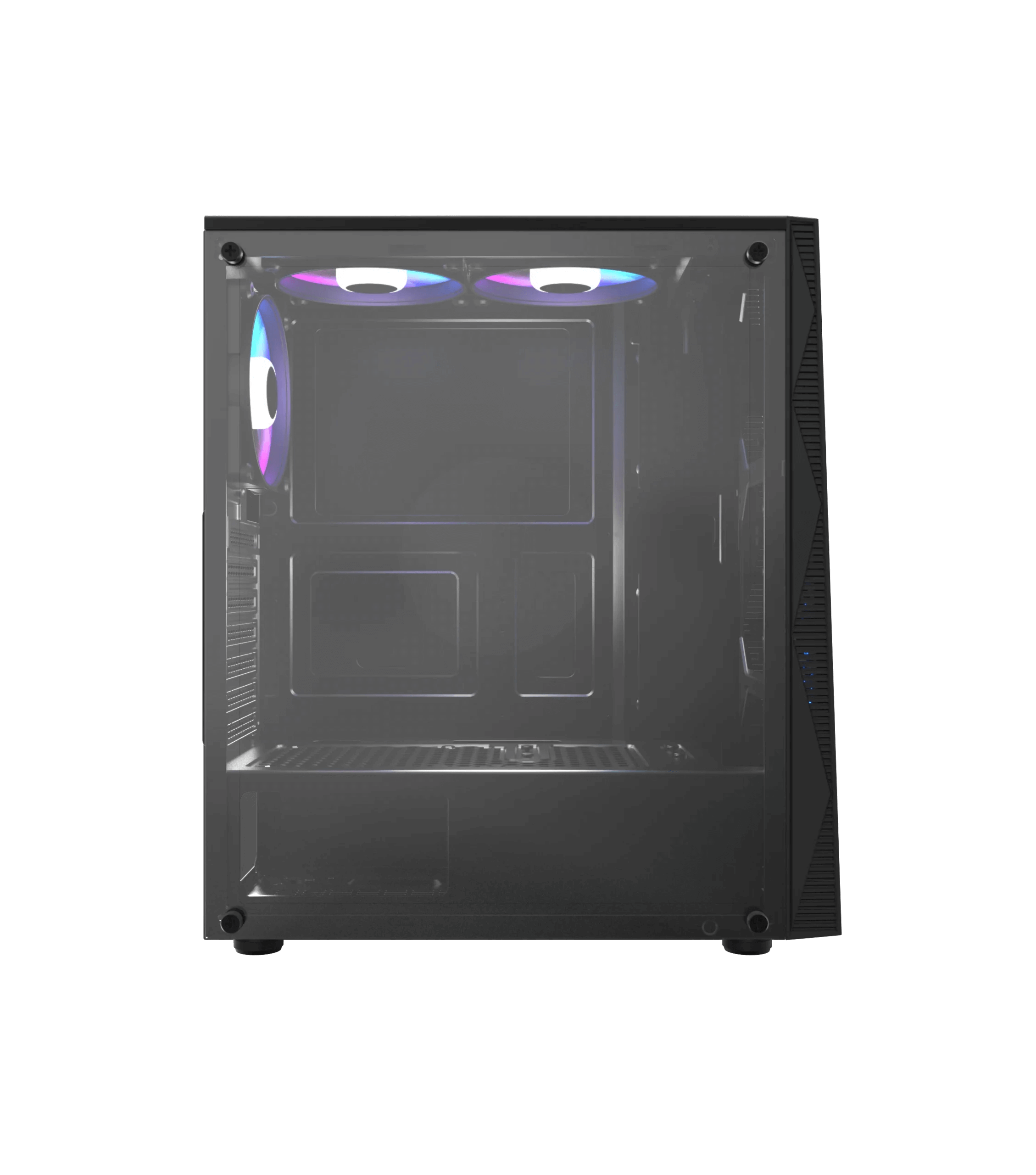 Boost Jaguar RGB ATX Mid-Tower Computer Case with 3 RGB Fans Included