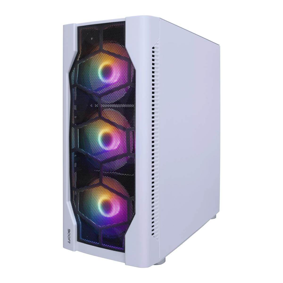 Boost Lion RGB ATX Mid-Tower Computer Case with 4 RGB Fans Included