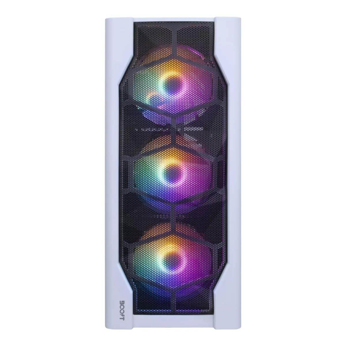 Boost Lion RGB ATX Mid-Tower Computer Case with 4 RGB Fans Included