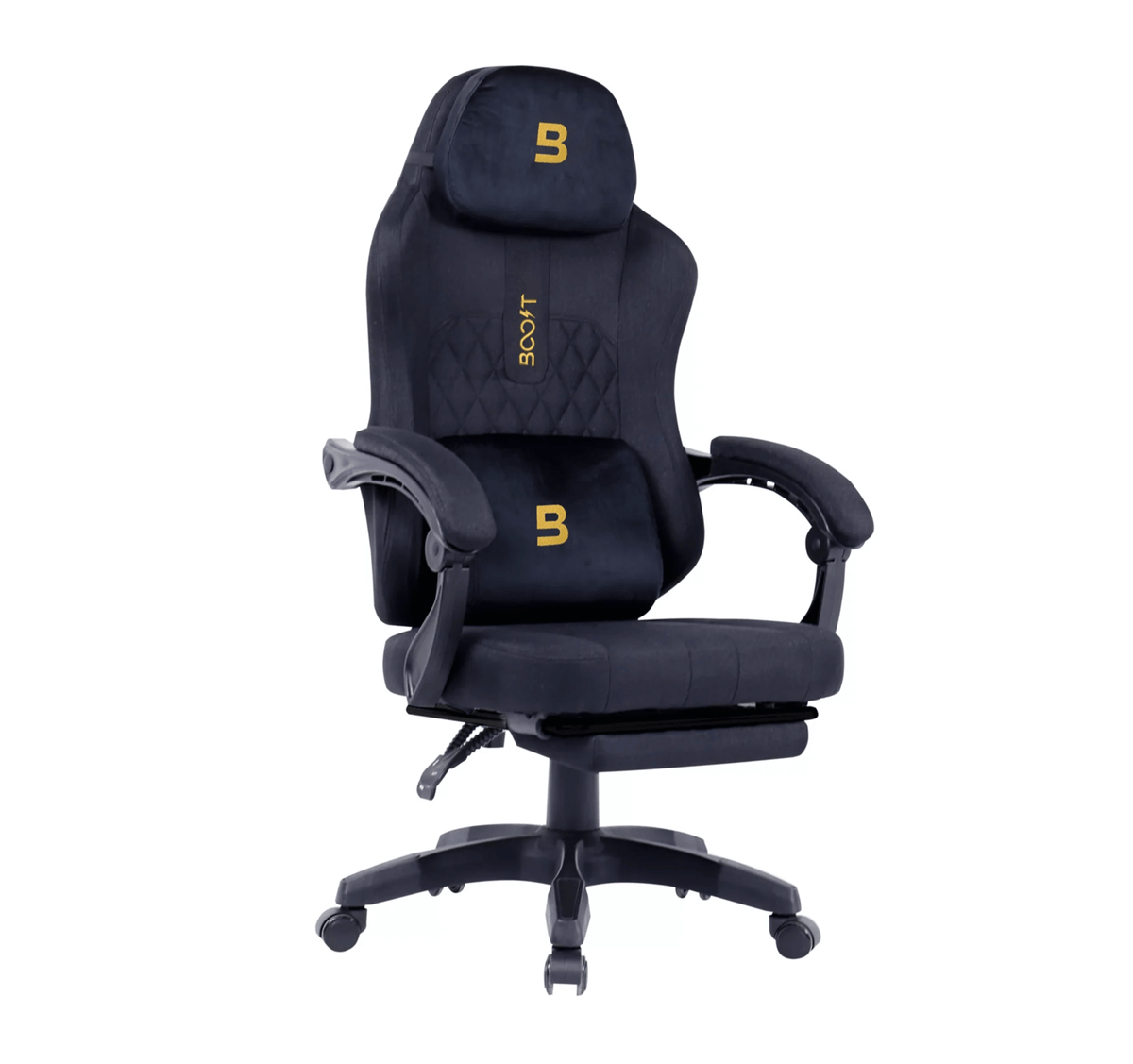 Boost Surge Pro Fabric Gaming Chair with Footrest