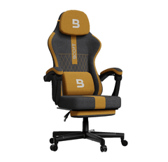 Boost Surge Pro Fabric Gaming Chair with Footrest