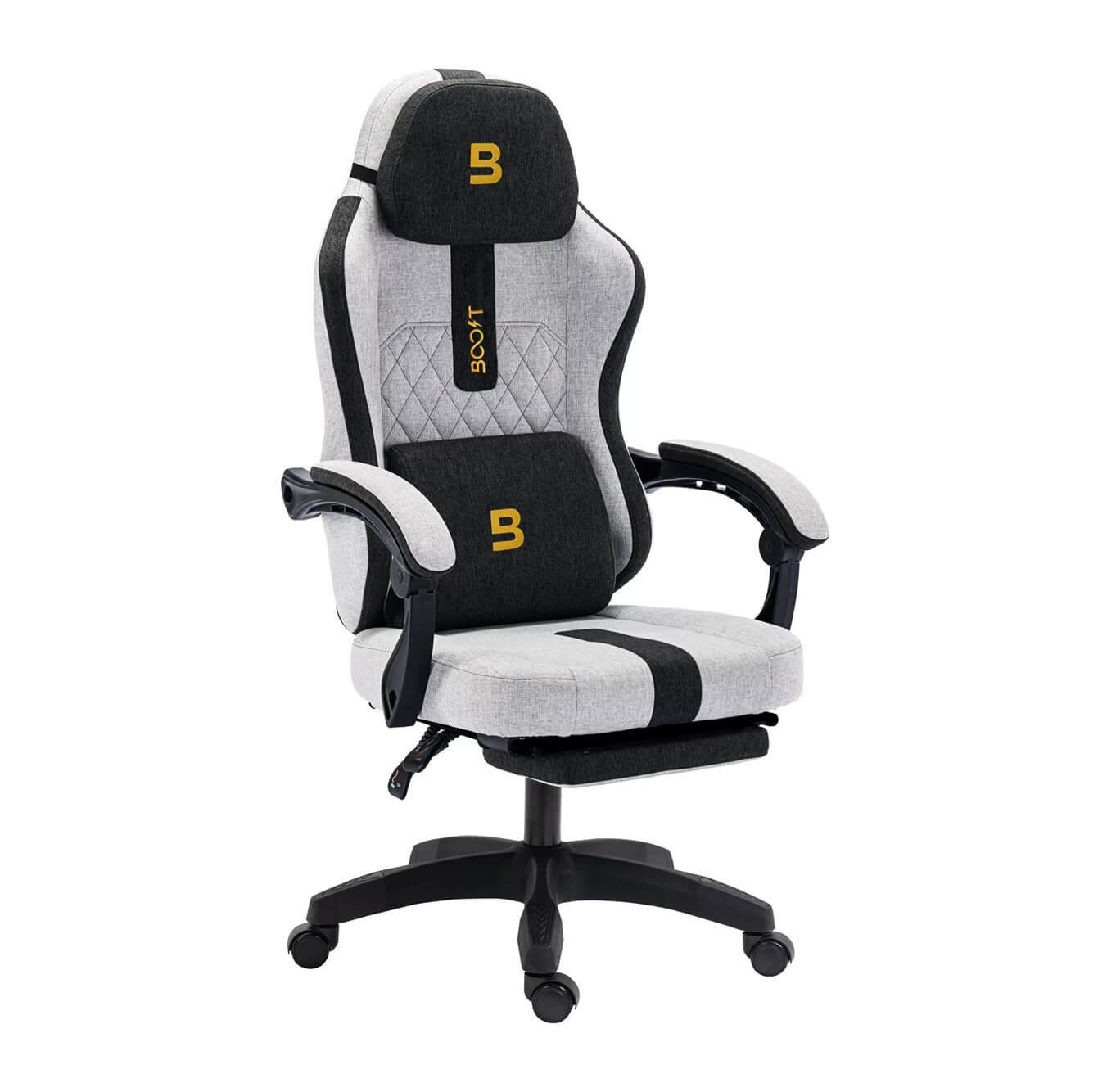 Boost Surge Pro Fabric Gaming Chair with Footrest