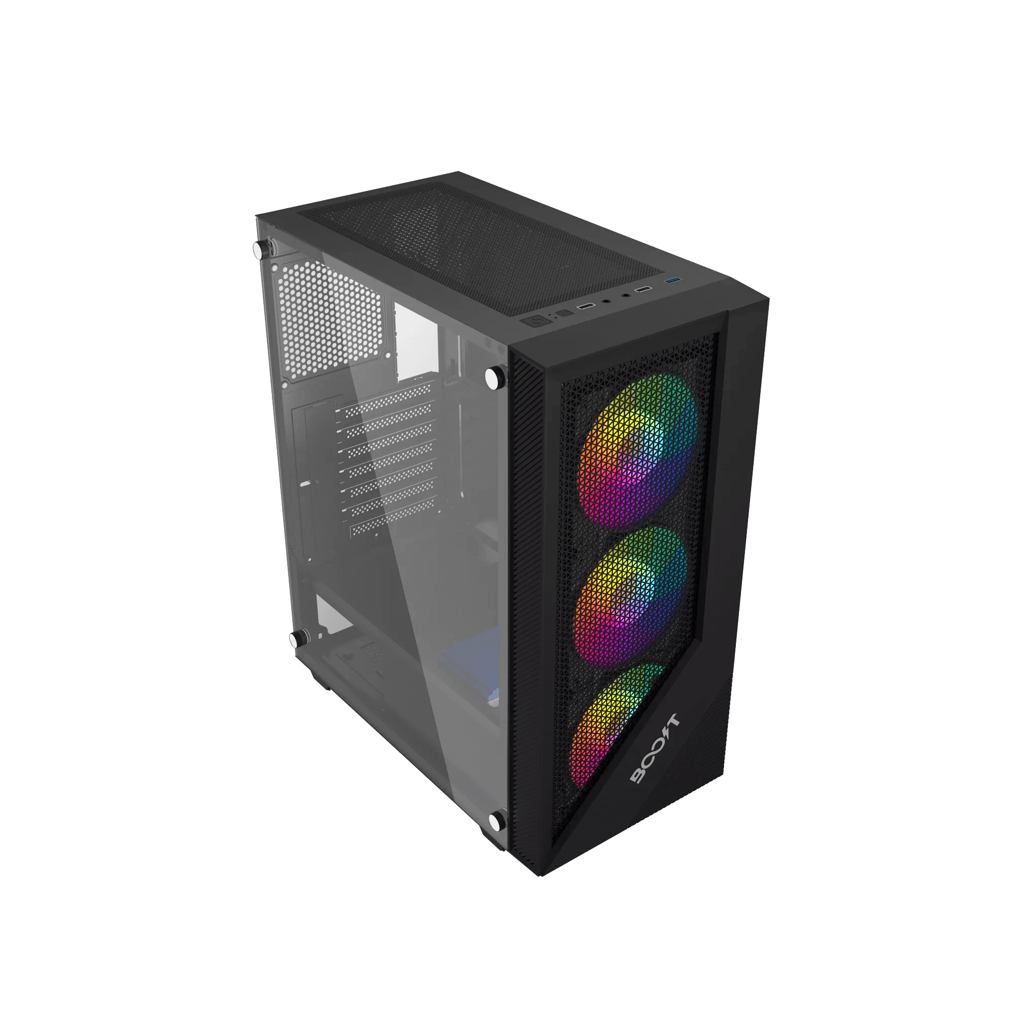 Boost Tiger Pro RGB ATX Mid-Tower Computer Case