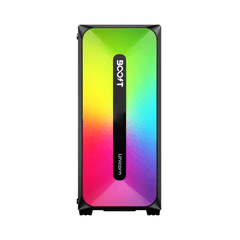 Boost Unicorn RGB ATX Mid-Tower Computer Case with 3 RGB Fans Included