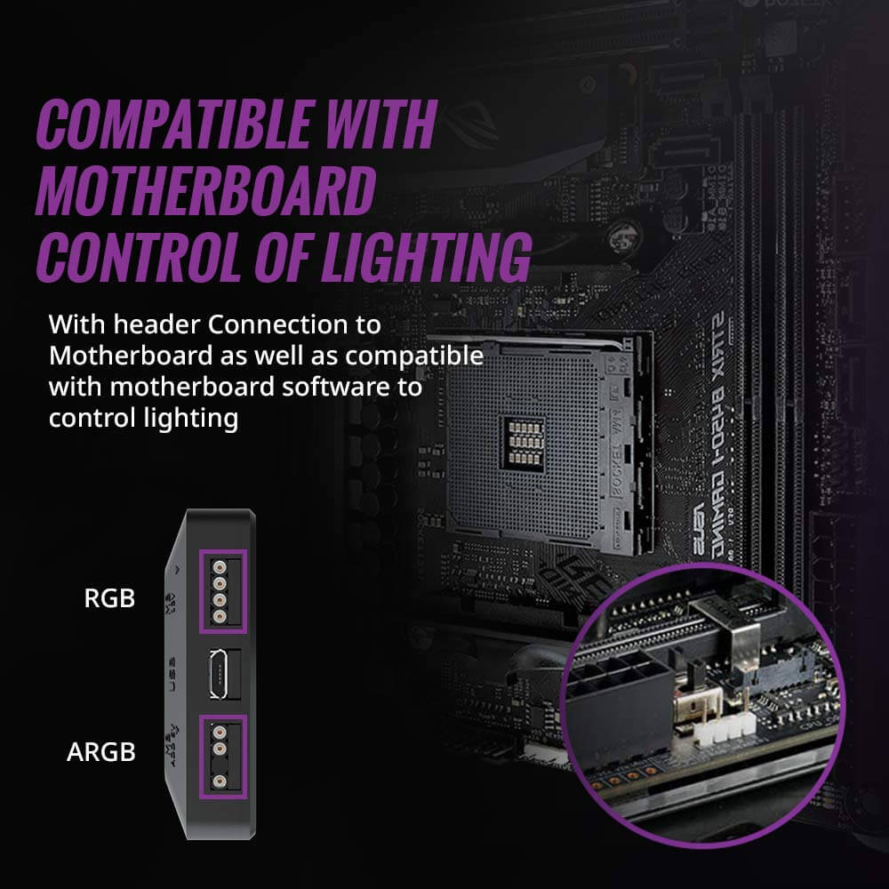 Cooler Master ARGB LED Controller with 4 x 3-Pin Ports