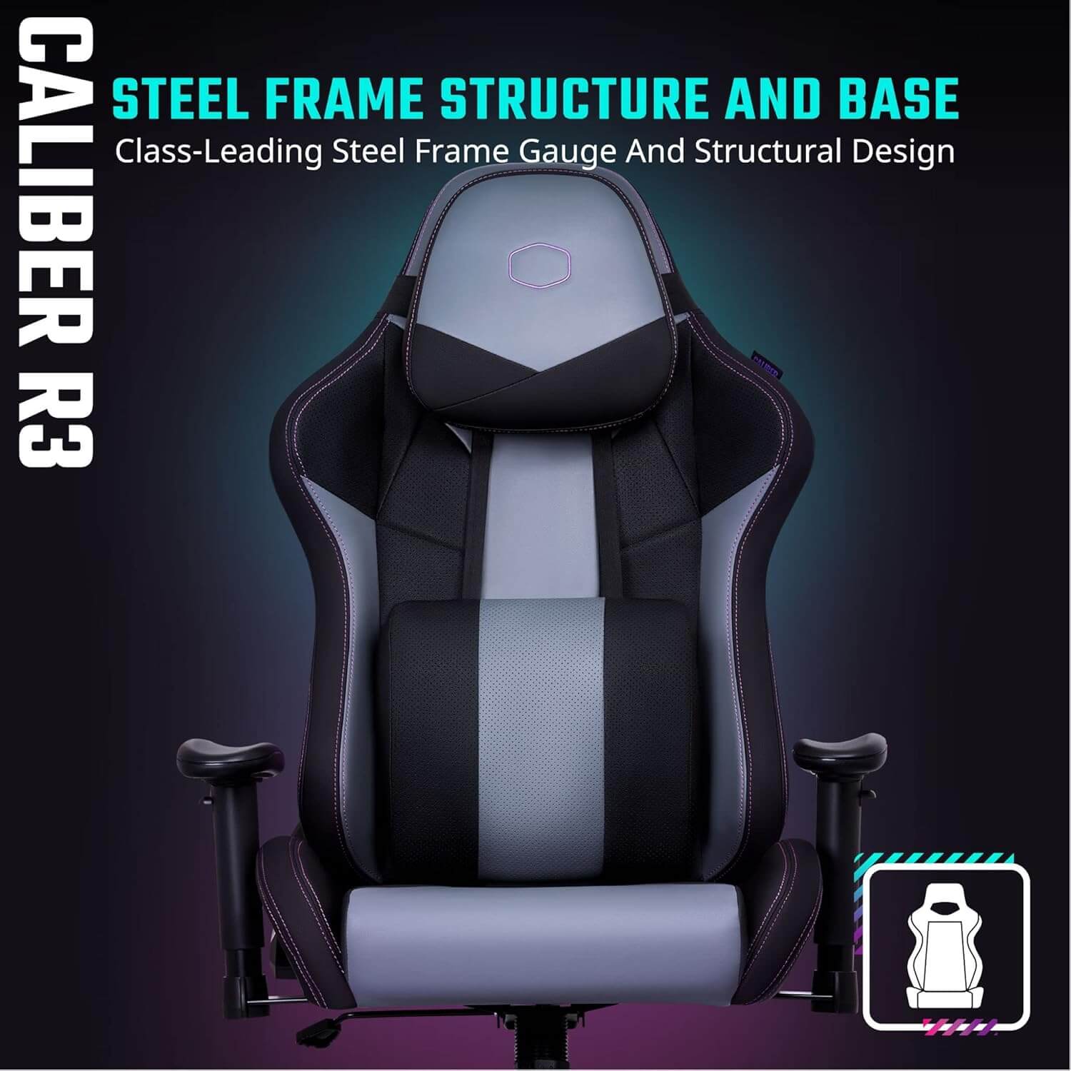 Cooler Master Caliber R3 Gaming Chair - Black