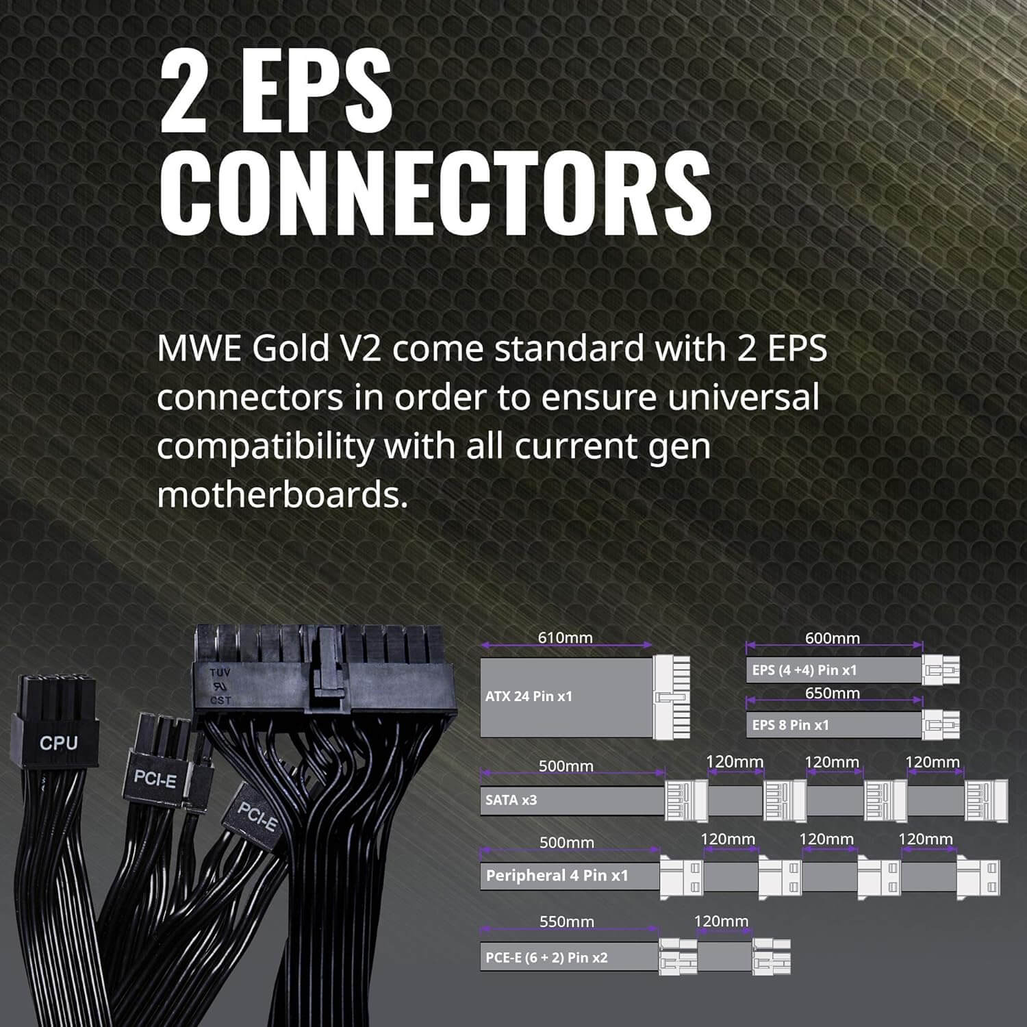 Cooler Master MWE Gold 750 V2 750W 80+ Gold Fully Modular Power Supply