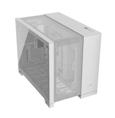 Corsair 2500D AIRFLOW Dual Chamber mATX Mid-Tower Computer Case - White