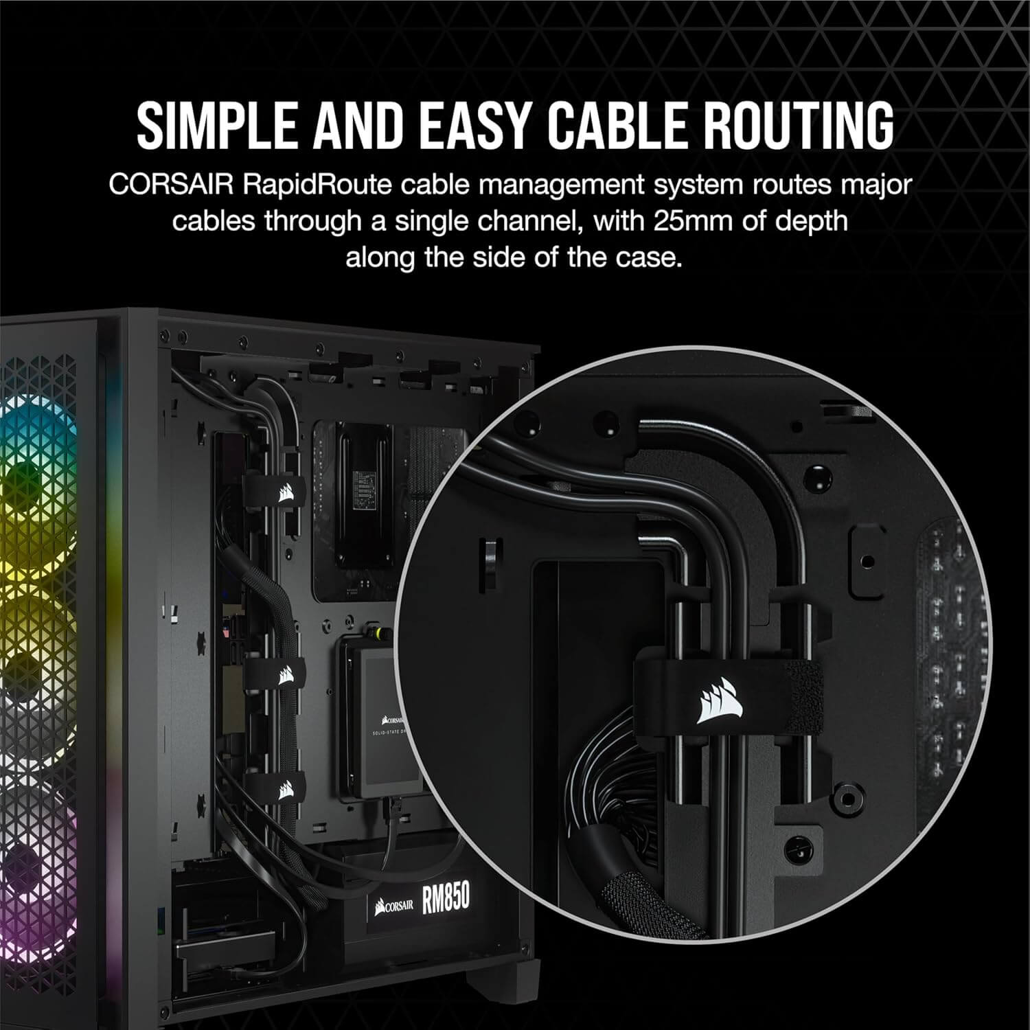 Corsair 4000D AIRFLOW Tempered Glass ATX Mid-Tower Computer Case - Black