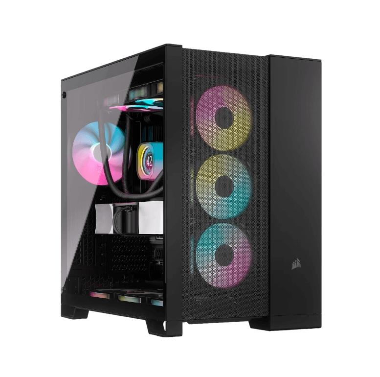 Corsair 6500D AIRFLOW Dual Chamber ATX Mid-Tower Computer Case - Black