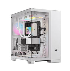 Corsair 6500X Dual Chamber ATX Mid-Tower Computer Case - White