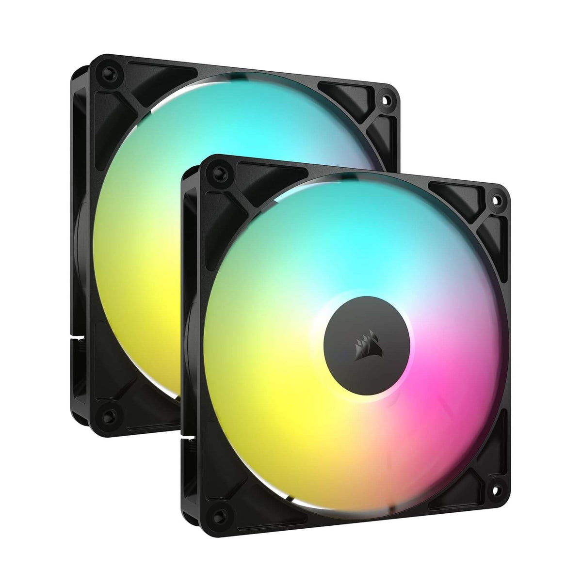 Corsair RS140 ARGB 140mm PWM Daisy-Chain Connection Case Fan - Dual Fan Pack