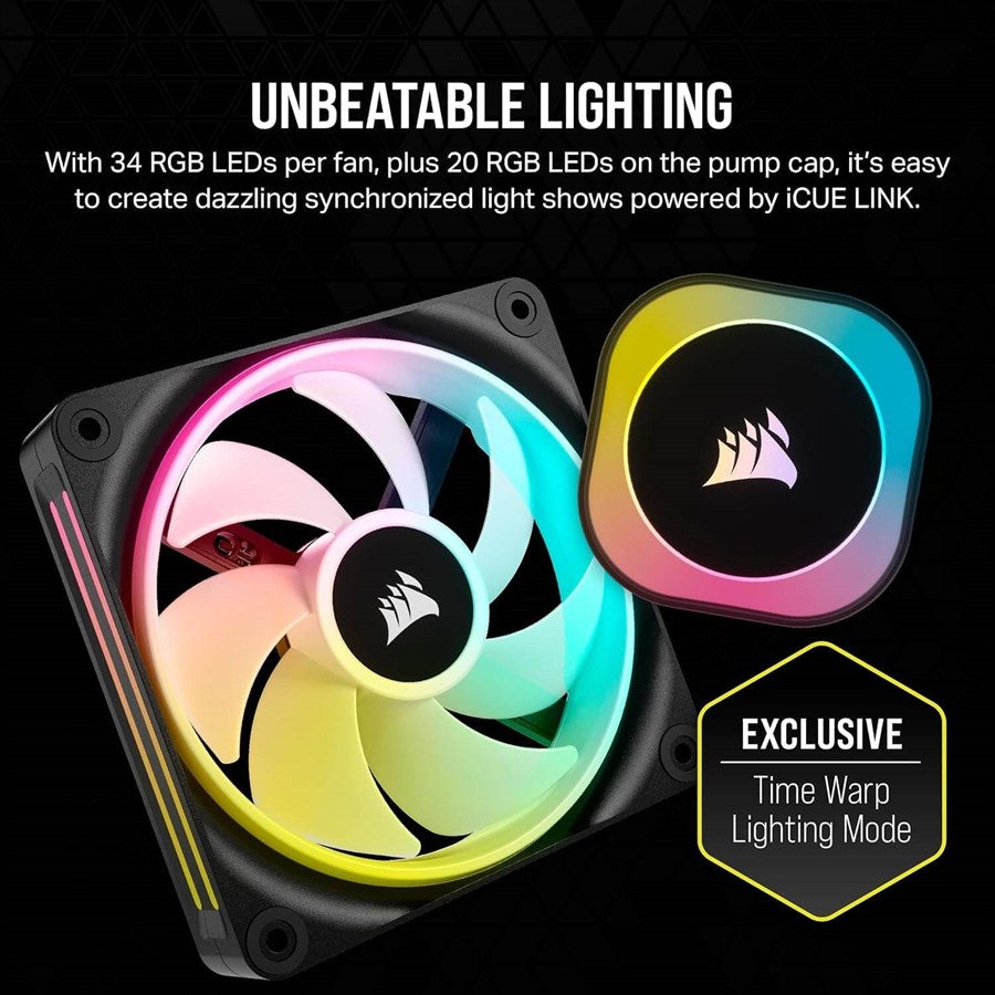 Corsair iCUE Link H100i RGB AIO 240mm Liquid CPU Cooler