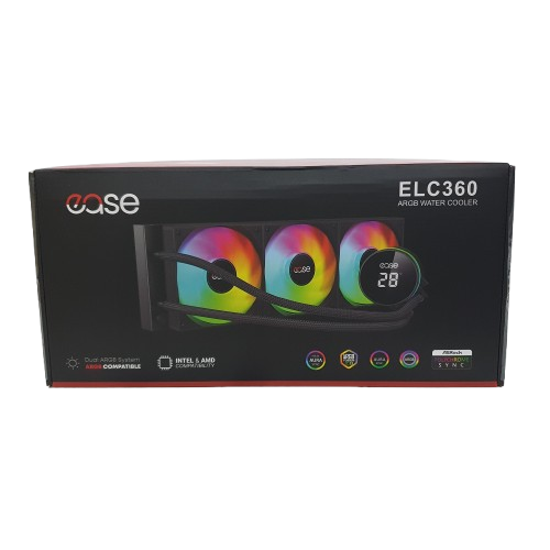 EASE ELC360 360mmARGB Liquid Cooler With Temperature Display