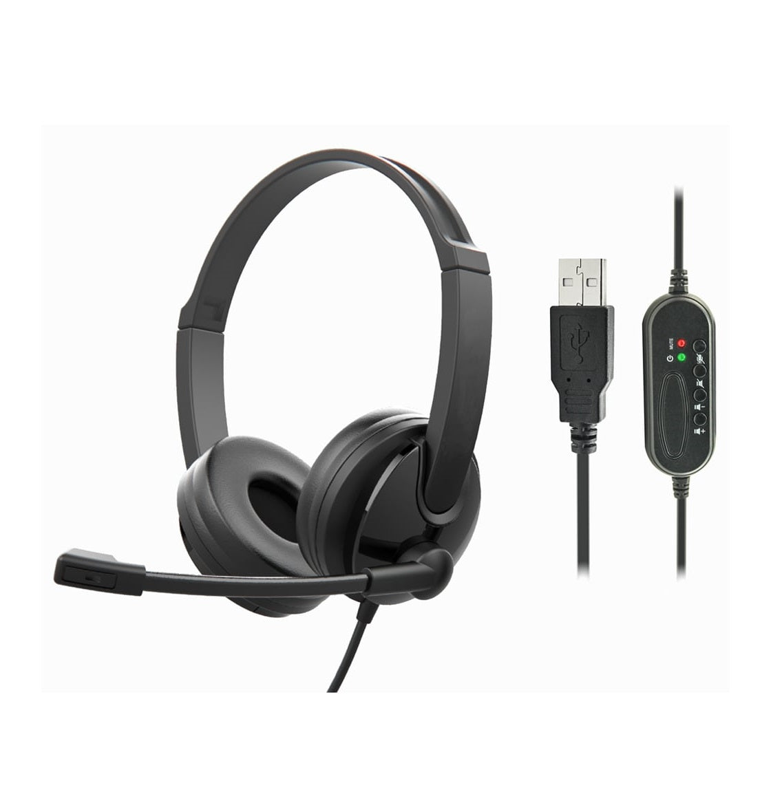 Ease EHU90 Noise Cancelling Wired Headset