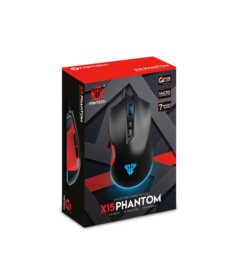 Fantech Phantom X15 Macro Programmable Gaming Mouse